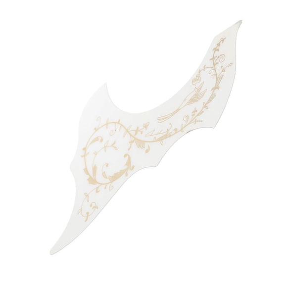 Replacement Acoustic Guitar Pickguard High Quality PVC Material With Auto Adhesive Design Floral Pattern
