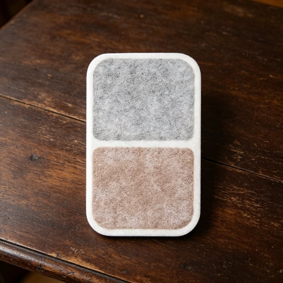Replacement Activated Carbon Filter for Self-Cleaning Cat Litter Box, Dual-Layer Odor Absorbing Pad with Natural Fiber and Charcoal, Air Purifying Deodorizing Filter for Litter Pan, Easy to Install