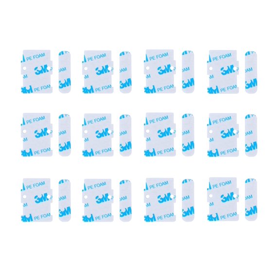 Replacement Adhesive Pads for SimpliSafe Entry Sensors & Magnets | 24 Pre-Cut Double-Sided Pads, 12 Sensor + 12 Magnet Pads, Easy Installation, No Cutting Needed, Secure Mounting