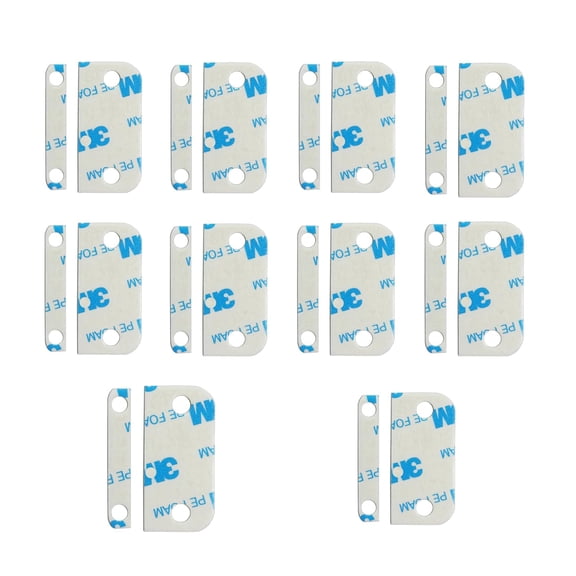 Replacement Adhesive for Ring Alarm Contact Sensors & Magnets (2nd Gen) Double-Sided Mounting Tape for Secure Installation, Pack of 10 Sensor Pads & 10 Magnet Pads, Pre-Cut, No Cutting Needed