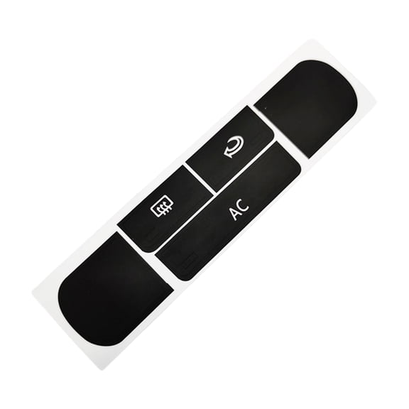 Replacement Air Conditioning Climate Control Button Cover Sticky Film Labels Sticker Decal Scratch Proof Surfaces