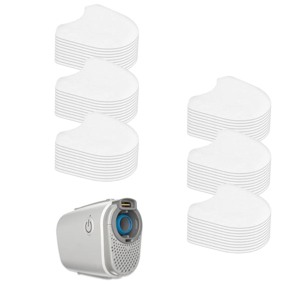 Replacement AirMini CPAP Filter - 60 Pack - Compatible with Resmed AirMini - for Travel or Home Use (60P)