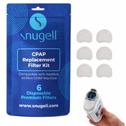 Snugell CPAP Filters, 6-Pack - Compatible with ResMed AirMini - Ensures Air Filtration, Easy Installation, and Cleaner Breathing Air