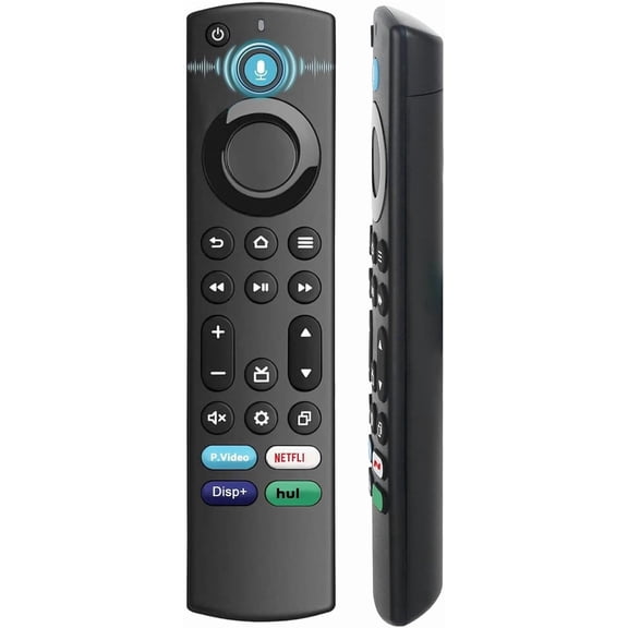 Replacement All Fire Smart TV Remote(Insignia, Toshiba, Onmi, Pioneer), Compatible for Stick/Cube Remote(4K, 1st, 2nd, 3rd Gen, Life) with Voice