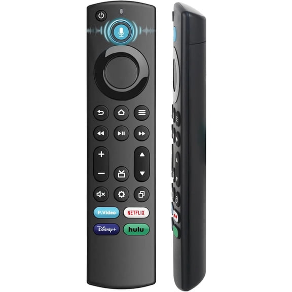 Replacement All Fire Smart TV Remote(Insignia, Toshiba, Onmi, Pioneer), Compatible for Stick/Cube Remote(4K, 1st, 2nd, 3rd Gen, Life) with Voice