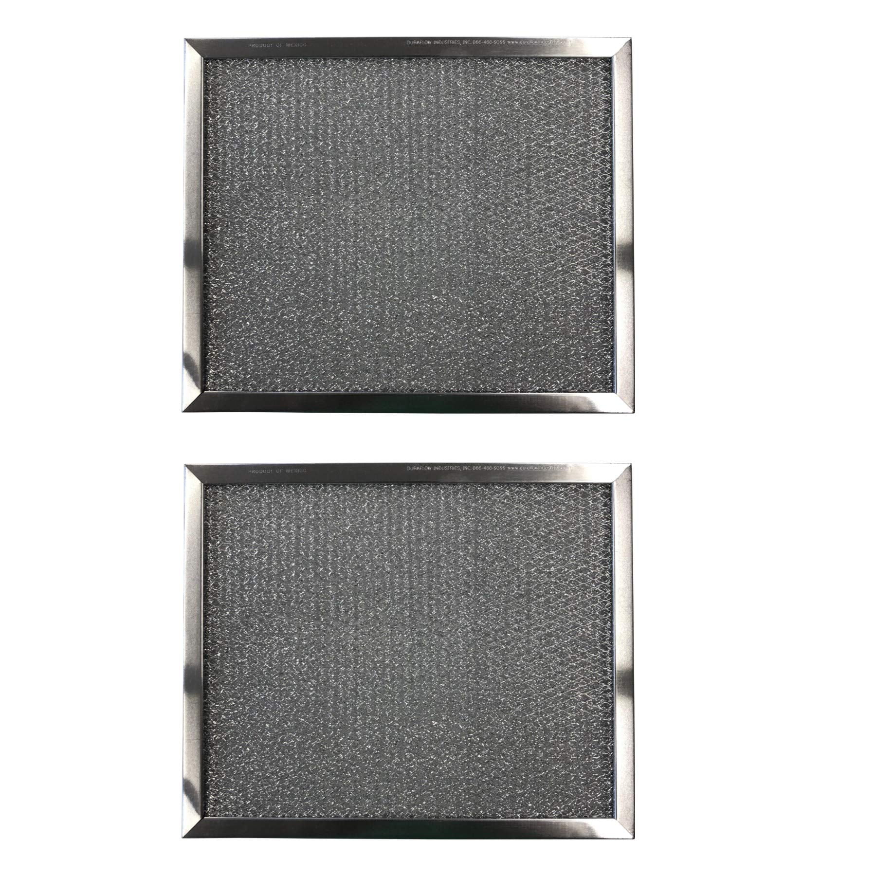 Replacement Aluminum Filters Compatible with Estate 8189890, Kitchenaid 8189890, Whirlpool 8189890,G-8160,RHF1217-12 x 18 x 3/8 (2-Pack)