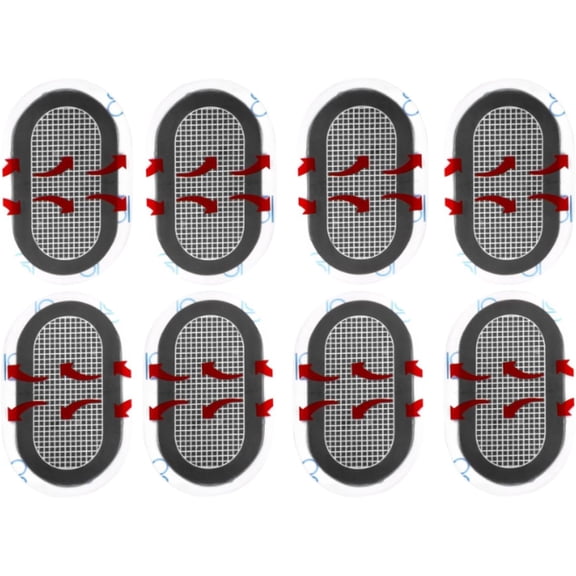 Replacement Arms Gel Pads for ARMS Muscle Training System 2 Sets of 8 Gel Pads