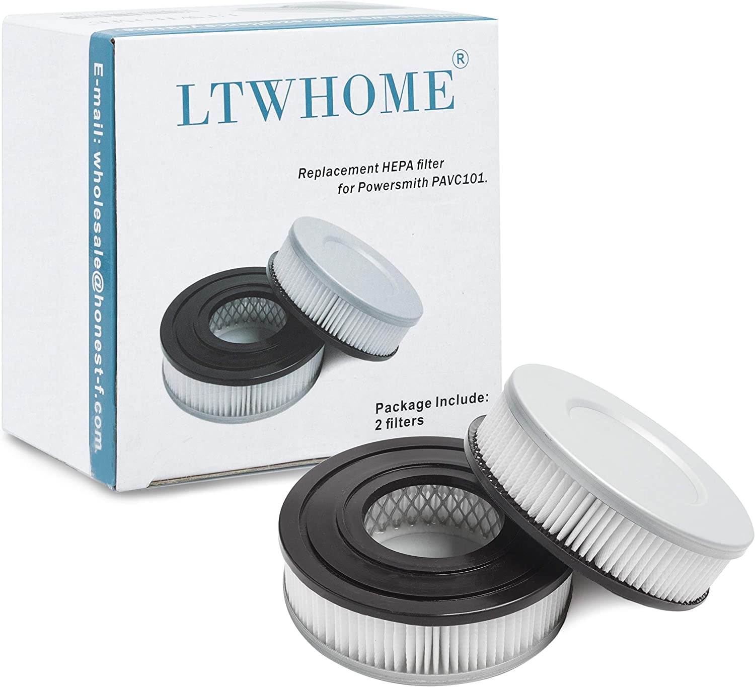 Replacement Ash Vacuum Motor Filter for Powersmith PAVC101 Pack of 2