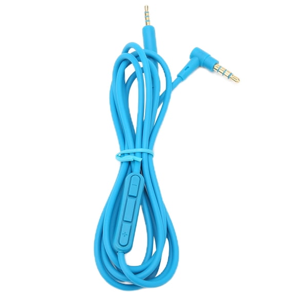 Replacement Audio Cable for Bose QC25 QC35 Headphones, 4.7ft / 1.45m Headphone Cord with In-Line Mic and Volume Control (Blue)