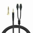 thumbnail image 1 of Replacement Audio Cable for Sennheiser HD580 HD600 HD650 HD660S HD6XX Headphones 200cm Durable Nylon Braided Cable, 1 of 11