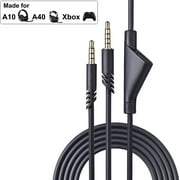 Replacement Audio Chat Talkback Cable Cord with Mute Function Fit for Astro A10 A40 G233 G433 Gaming Headset, Xbox One Controller, PS-4 etc