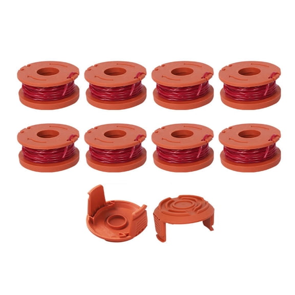Replacement Auto Feed Spool Line String Grass Trimmer Mower Thread Spool Accessory With Coil Lid Spool Line Cap Set