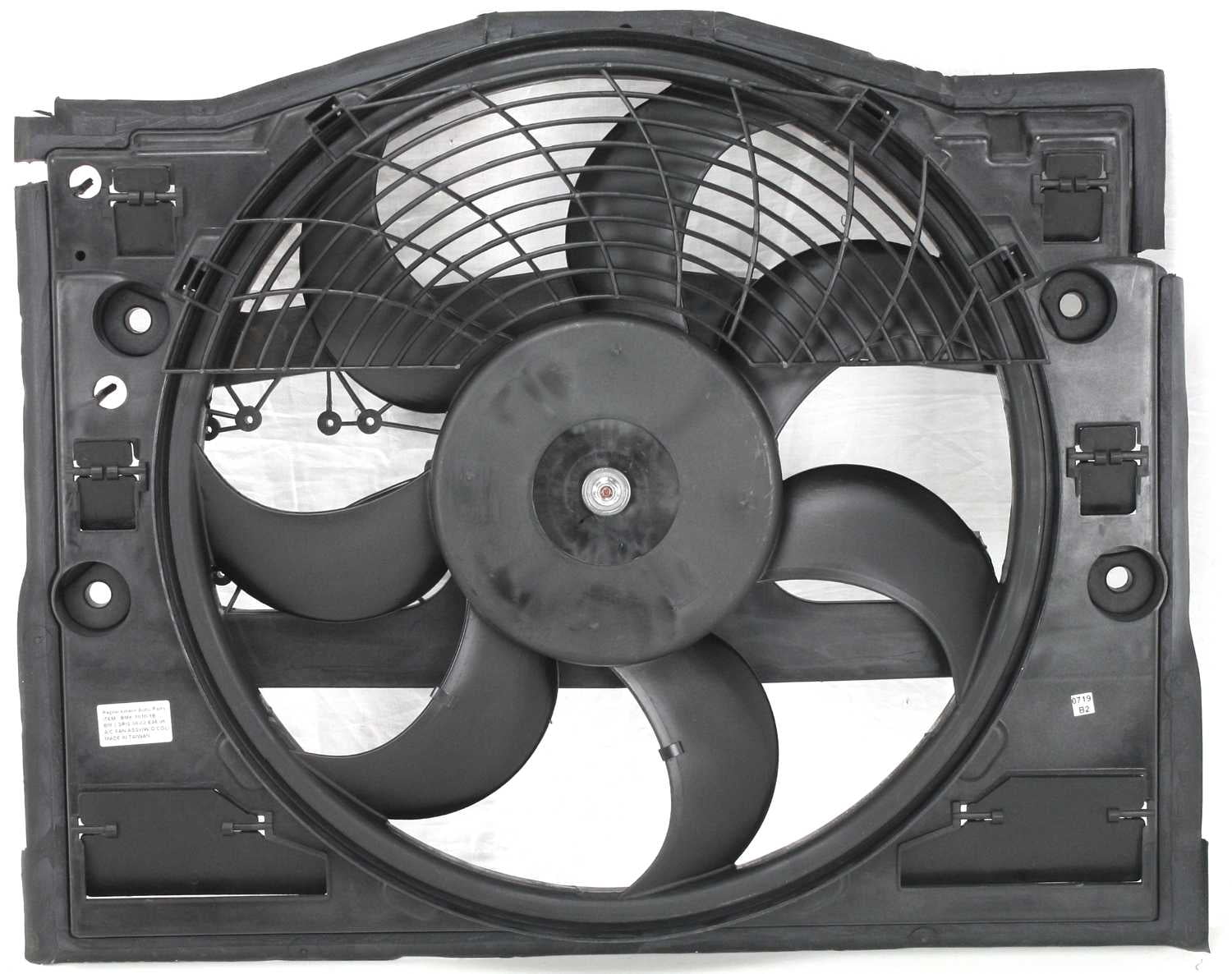 Replacement B190903 Cooling Fan Assembly Compatible with 2001-2005 BMW 330i 2001-2006 330Ci A/C Condenser