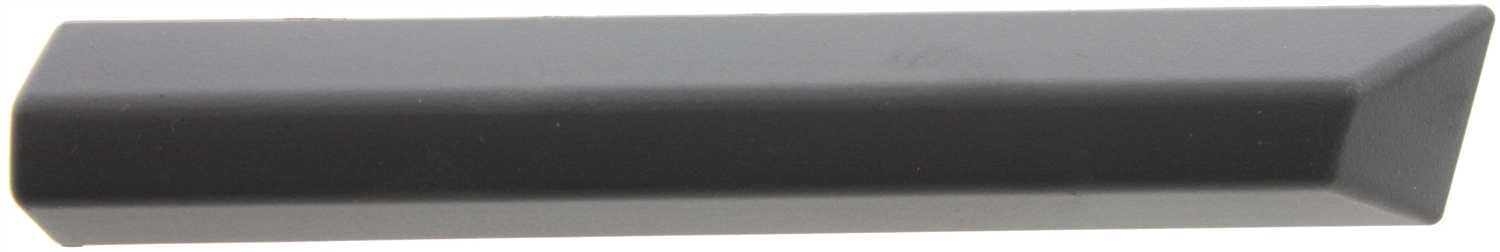 Replacement B224105 Fender Molding Compatible with 1992 BMW 325i 1996 BMW 328i Front, Passenger Side Sedan/Hatchback Black