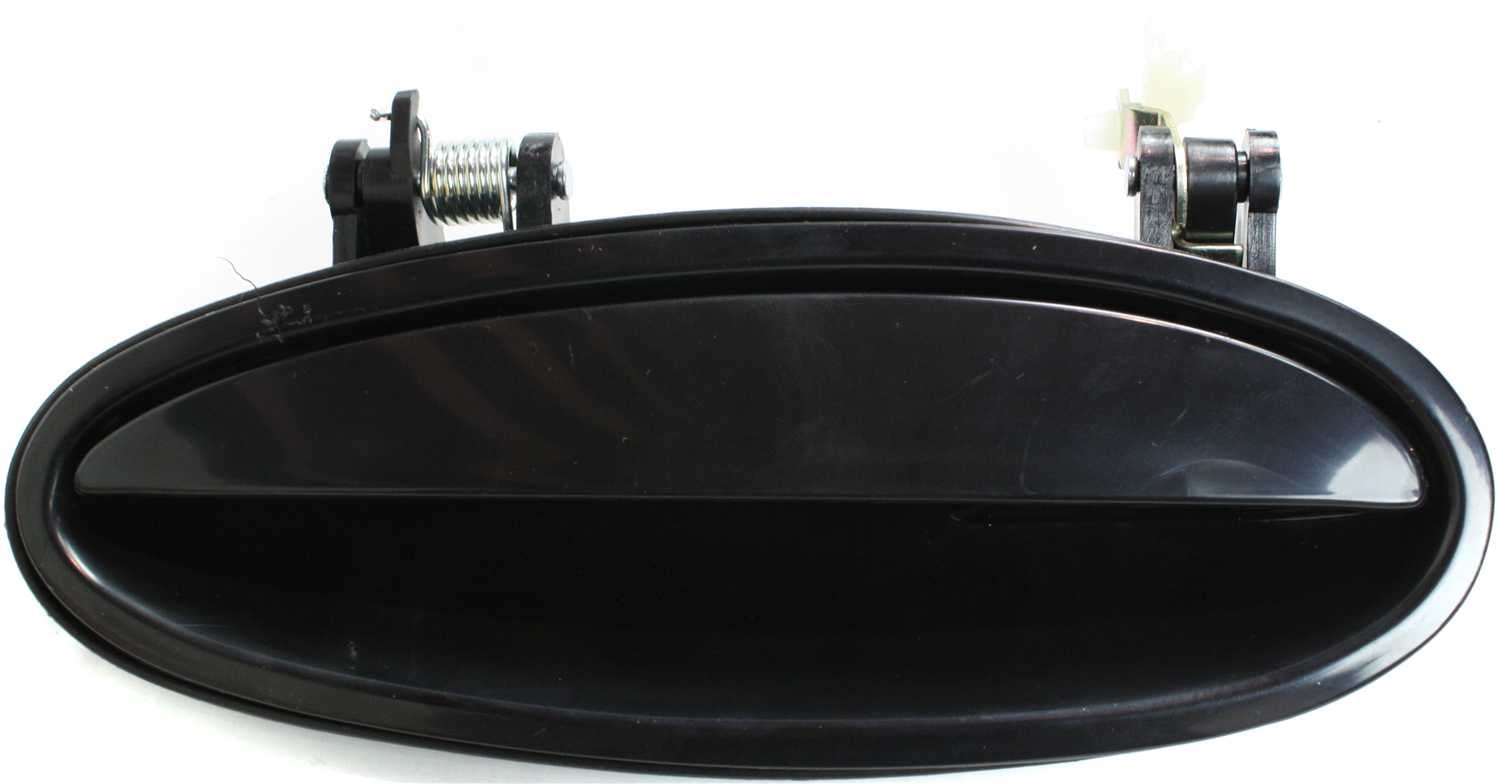 Replacement B491302 Exterior Door Handle Compatible with 1997-2005 Chevrolet Malibu 1997-2008 Pontiac Grand Prix Rear, Left Driver Smooth Black