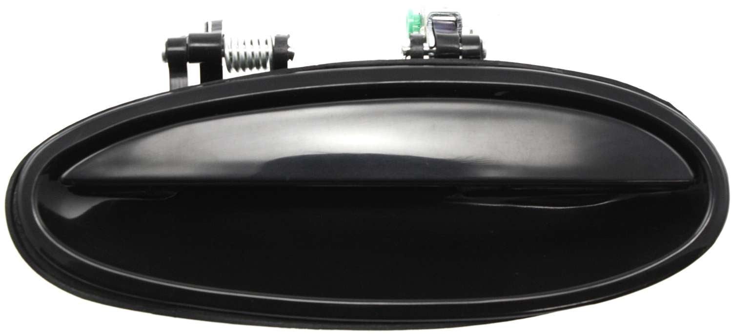 Replacement B491308 Exterior Door Handle Compatible with 2000-2005 Buick LeSabre Pontiac Bonneville Rear, Left Driver Smooth Black