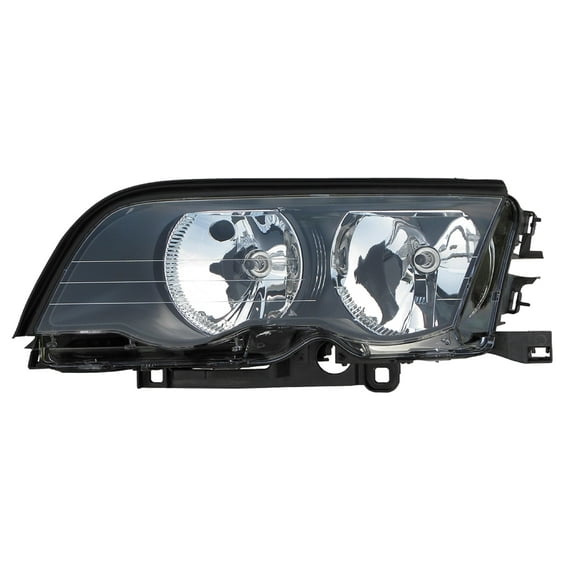 Replacement For BMW 320i, 323i, 325i, 328i, 325xi, 330i E46 1999-2001 Headlight Headlamp Assembly With Bulb, Left/Driver Side 63 12 6 902 753 / BM2502102