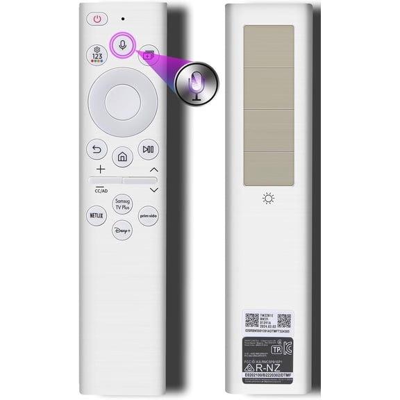 Replacement BN59-01391A Solar Remote for Samsung Smart TV Bluetooth Voice Control, Solar Charging Rechargeable, Work for 2019-2026 Frame Television
