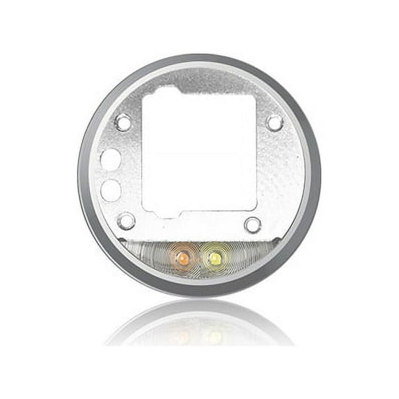 Replacement Back Camera Lens Bracket And Flash Defuser Compatible For Motorola Moto Z Play Droid (XT1635 / 2016) (Silver)