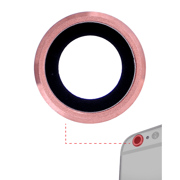 Replacement Back Camera Lens Compatible For iPhone 6S Plus (Rose Gold) (10 Pack)