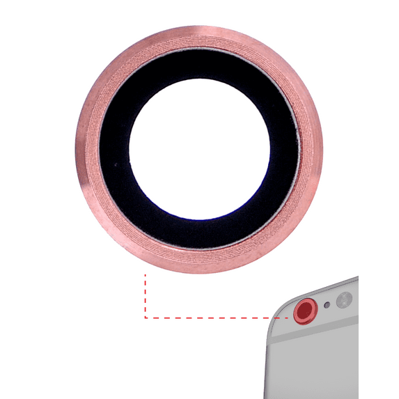 Replacement Back Camera Lens Compatible For iPhone 6S Plus (Rose Gold) (10 Pack)
