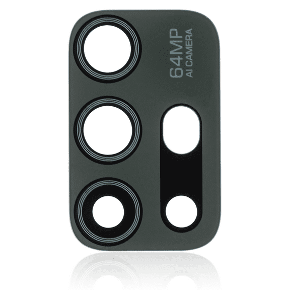 Replacement Back Camera Lens (Glass Only) With Adhesive Compatible For Motorola Moto G30 (XT2129 / 2021) (Phantom Black)