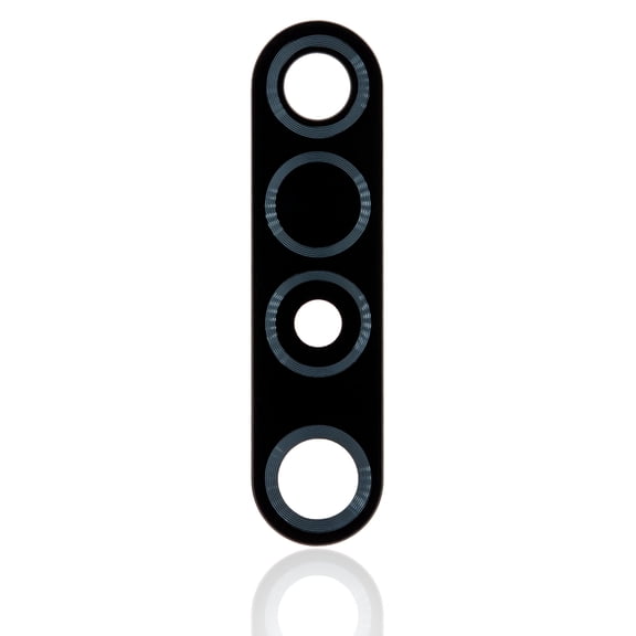 Replacement Back Camera Lens (Glass Only) With Adhesive Compatible For Motorola One Vision Plus (2020) (Black)
