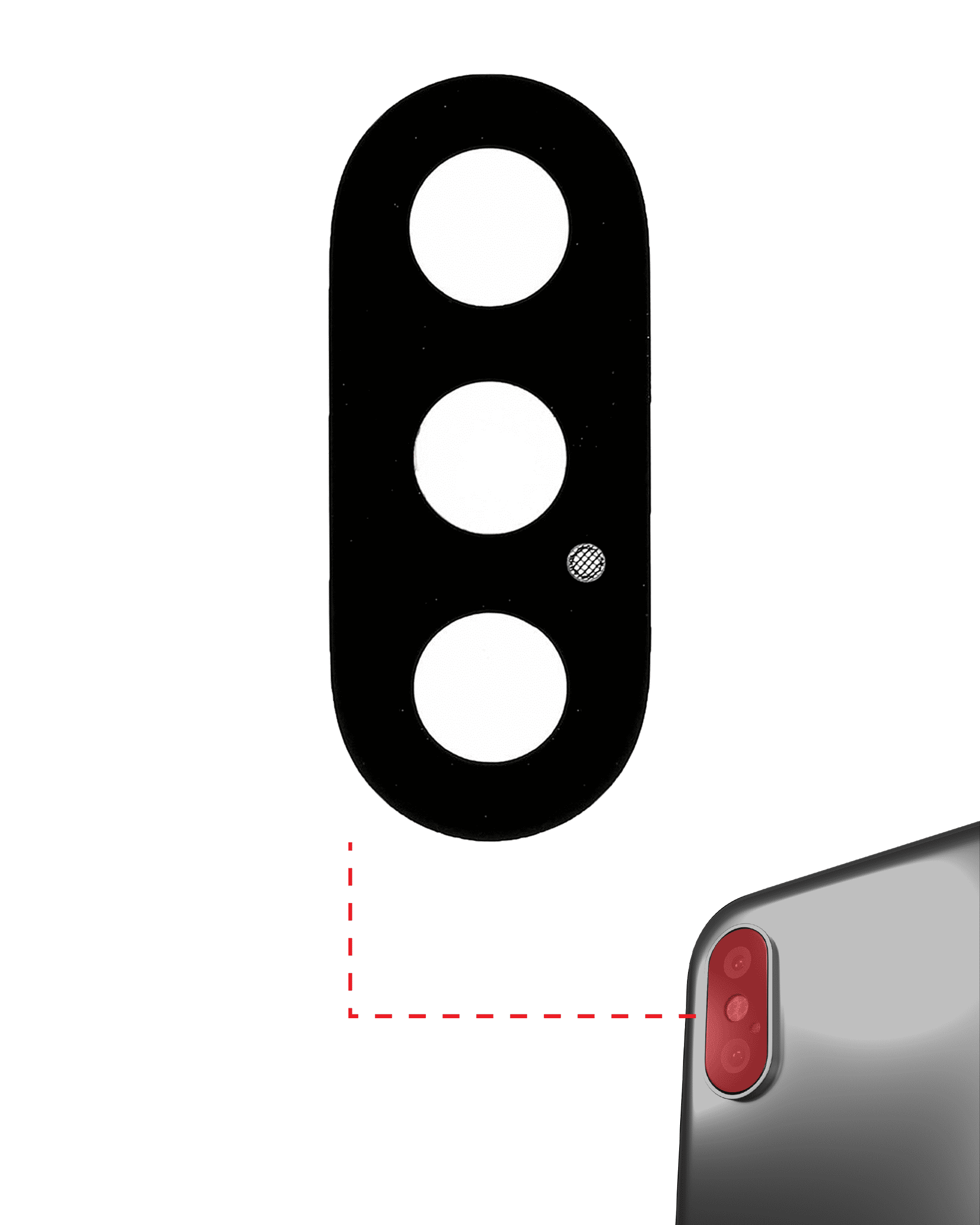lens protector replace iphone x camera glass