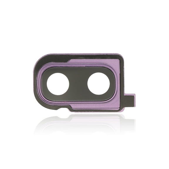 Replacement Back Camera Lens With Bracket / Bezel Compatible For Samsung Galaxy Z Flip (F700) (Purple