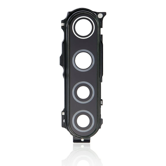 Replacement Back Camera Lens With Bracket / Bezel Compatible For Xiaomi Redmi Note 8T (Space Black)