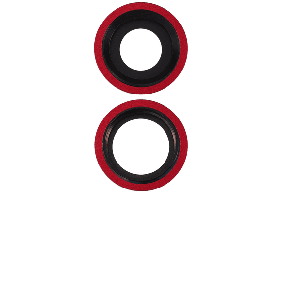 Replacement Back Camera Lens With Bracket & Bezel Compatible For iPhone 11 (Red) (Aftermarket Plus)