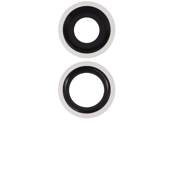 Replacement Back Camera Lens With Bracket & Bezel Compatible For iPhone 11 (White) (Aftermarket Plus)
