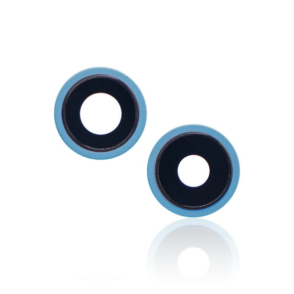 Replacement Back Camera Lens With Bracket & Bezel Compatible For iPhone 13 / 13 Mini (Aftermarket Plus) (Blue)