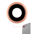 thumbnail image 1 of Replacement Back Camera Lens With Bracket & Bezel Compatible For iPhone 8 (Gold) (10 Pack), 1 of 1