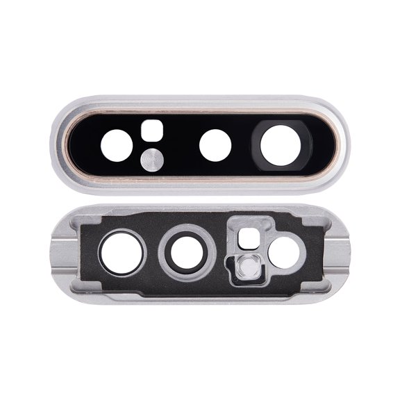 Replacement Back Camera Lens With Bracket / Bezel Compatible With Samsung Galaxy A80 (A805 / 2019) (Ghost White)