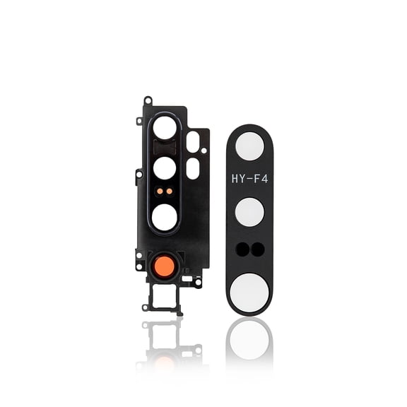 Replacement Back Camera Lens With Bracket Compatible For Xiaomi Note 10 (Black)