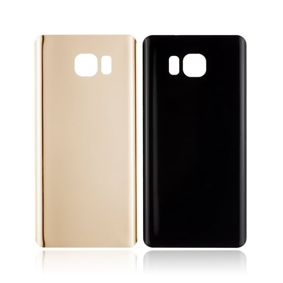 Replacement Back Cover Glass Compatible For Samsung Galaxy Note 5 (Service Pack) (Gold)