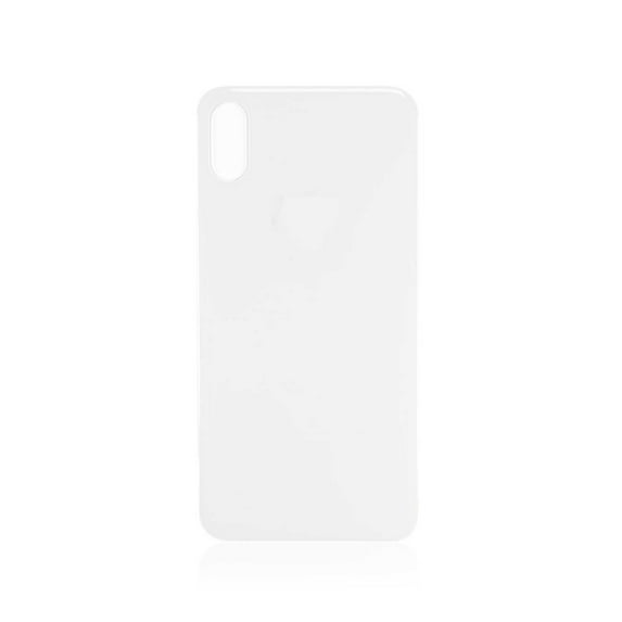 Replacement Back Cover Glass Compatible For iPhone XS (No Logo) (Silver)