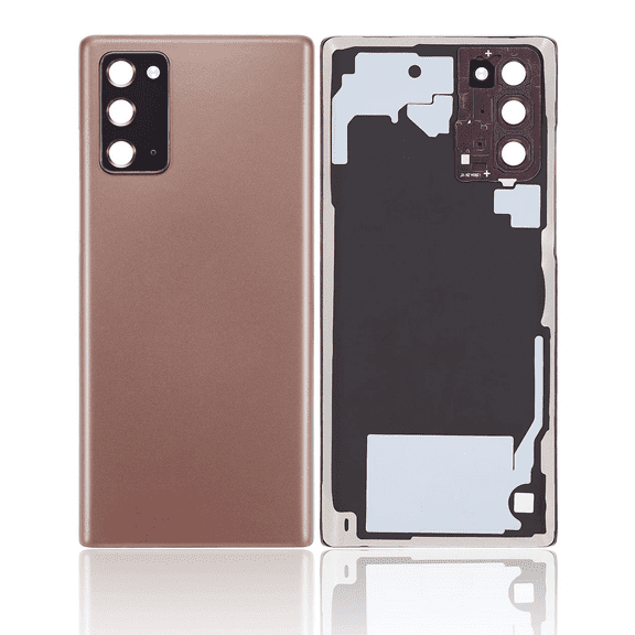 Replacement Back Cover Glass W/Camera Lens Compatible For Samsung Galaxy Note 20 5G (No Logo) (Aftermarket +) (Bronze)