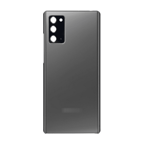 Replacement Back Cover Glass W/Camera Lens Compatible For Samsung Galaxy Note 20 5G (No Logo) (Aftermarket +) (Gray)