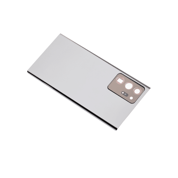 Replacement Back Cover Glass With Camera Lens Compatible For Samsung Galaxy Note 20 Ultra (Service Pack) (Mystic Black)