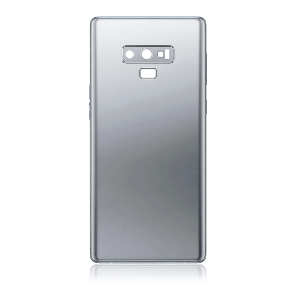 Replacement Back Cover Glass With Camera Lens Compatible For Samsung Galaxy Note 9 (Service Pack) (Cloud Silver)