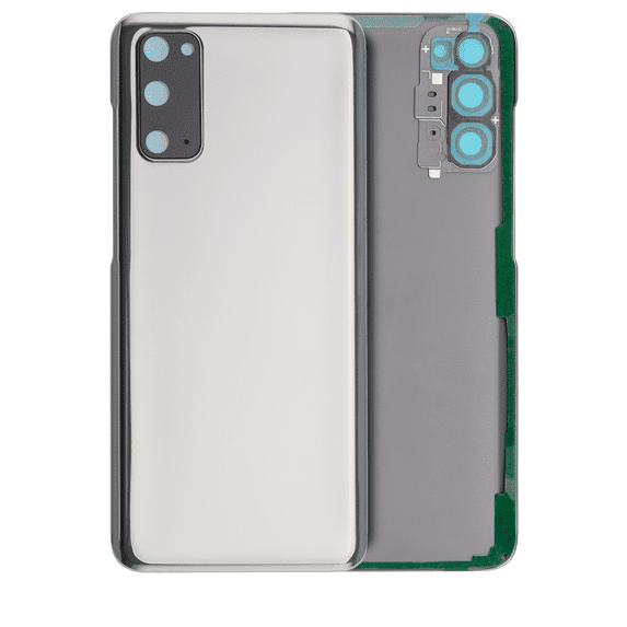Replacement Back Cover Glass With Camera Lens Compatible For Samsung Galaxy S20 (Service Pack) (Cosmic Gray)