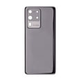 thumbnail image 1 of Replacement Back Cover Glass With Camera Lens Compatible For Samsung Galaxy S20 Ultra (Cosmic Black), 1 of 8