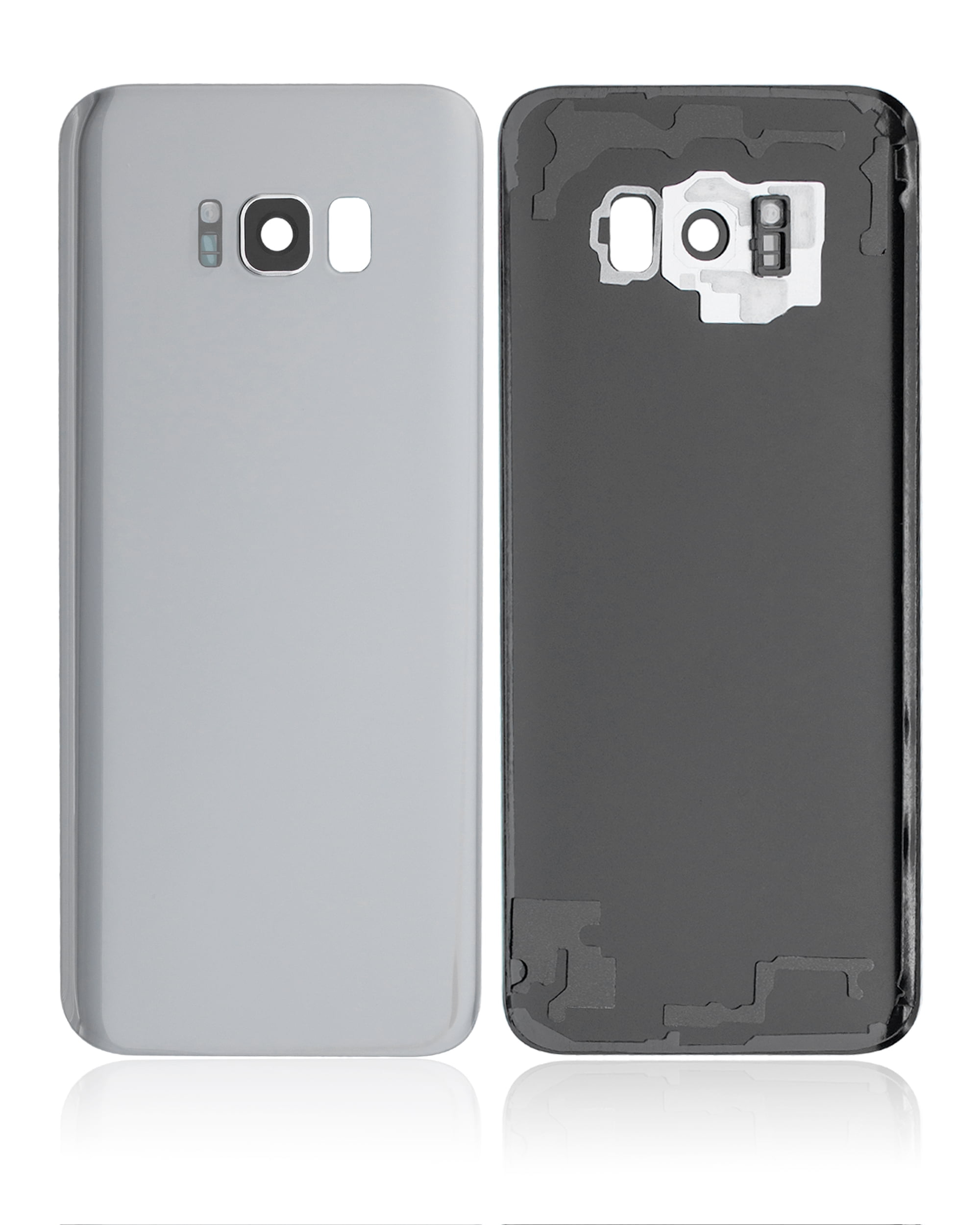 Replacement Back Cover Glass With Camera Lens Compatible For Samsung Galaxy S8 Plus Arctic Silver Walmart
