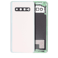 thumbnail image 1 of Replacement Back Cover With Camera Lens Compatible For Samsung Galaxy S10 (Service Pack) (Prism White), 1 of 8