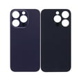 thumbnail image 1 of Replacement Back Glass With 3M Adhesive Compatible For iPhone 14 Pro (No Logo / Large Camera Hole) (Deep Purple), 1 of 5