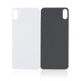 thumbnail image 1 of Replacement Back Glass With 3M Adhesive Compatible For iPhone XS Max (No Logo / Large Camera Hole) (Silver), 1 of 4