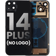 thumbnail image 1 of Replacement Back Glass With Steel Plate With Wireless NFC & Magnet Compatible For iPhone 14 Plus (No Logo) (Midnight), 1 of 4
