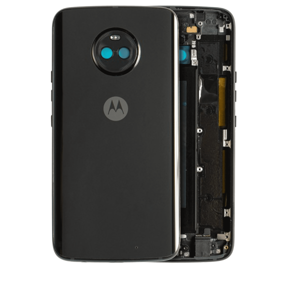 Replacement Back Housing Compatible For Motorola Moto X4 (XT1900 / 2017) (Genuine OEM) (Black)